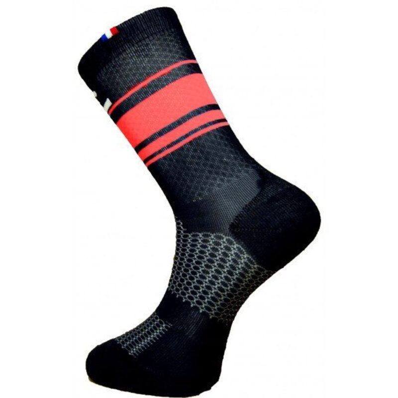 Chaussettes de vélo Rafa'l Carbone Boa noir-rouge