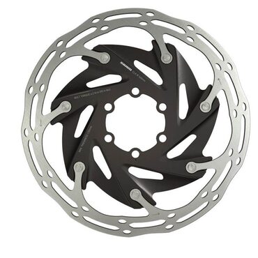 Disque de frein route Sram Centerline X Rounded 2 flottant noir 6 trous