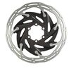 Sram Centerline X Rounded 2 zwevende zwarte remschijf voor racefietsen met 6 gaten