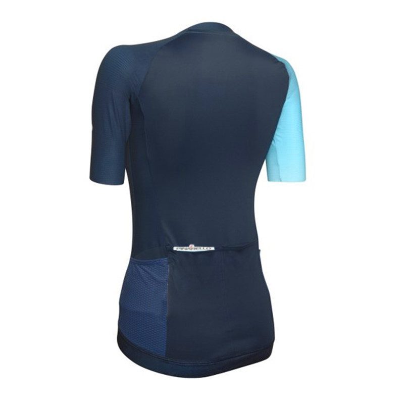 Maillot vélo manches courtes femme Pinarello Star Think Asymmetric