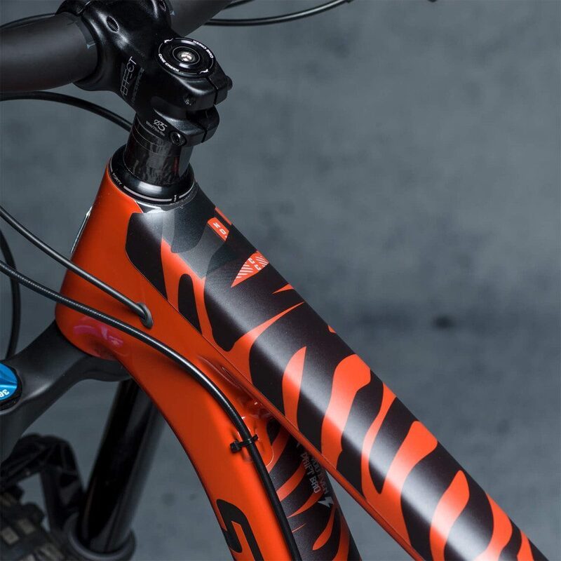 Bande de protection de cadre de vélo adhésive Dyedbro Zebra