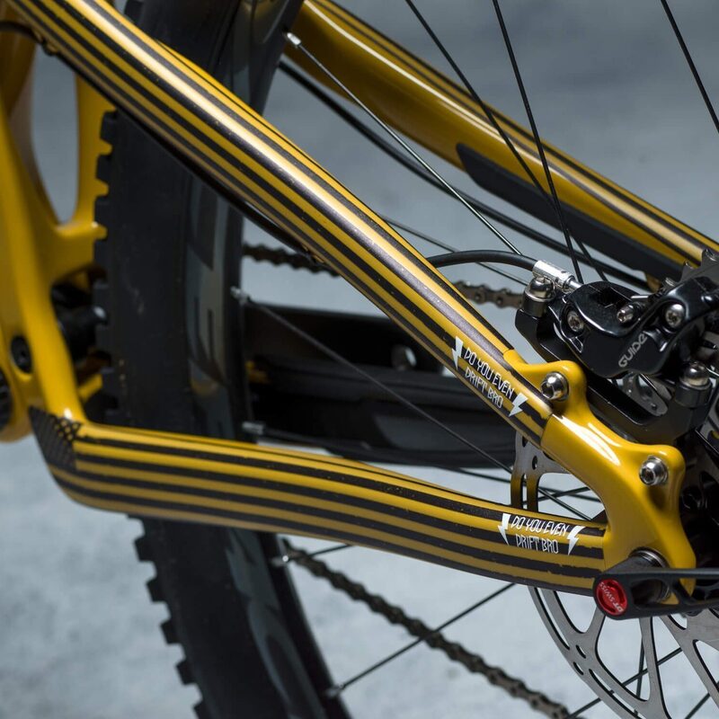 Bande de protection de cadre de vélo adhésive Dyedbro American Flag