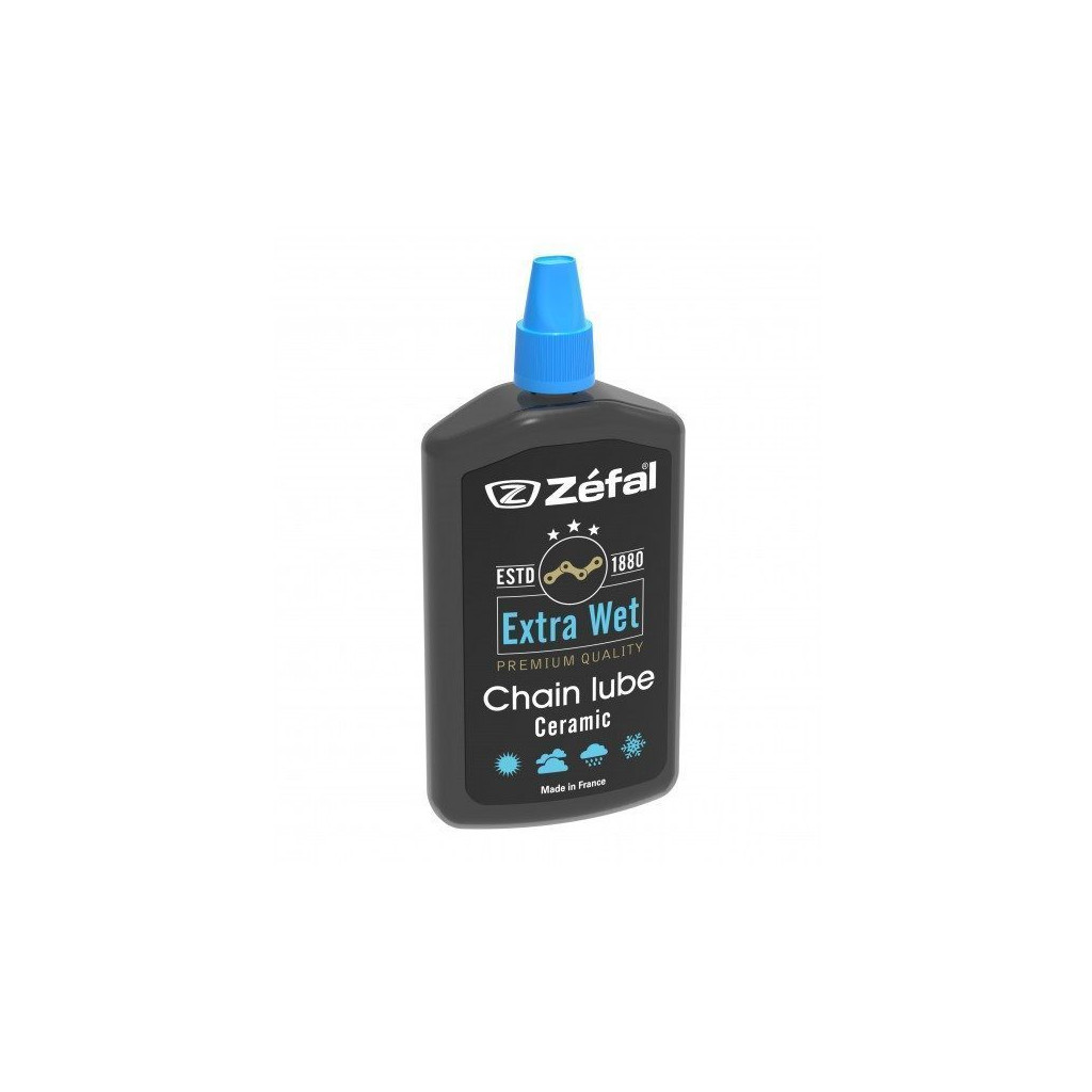 Lubrifiant Chaîne Vélo Zéfal Extra Dry Wax - Pack 2x120ml - Protection Cire Longue Durée - Transmission Propre