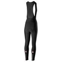 Lange fietsbroek met bretels voor dames Castelli Meno Wind W Bibtight