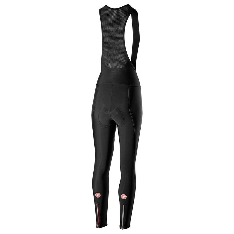 Cuissard vélo long femme à bretelles Castelli Meno Wind W Bibtight 2020