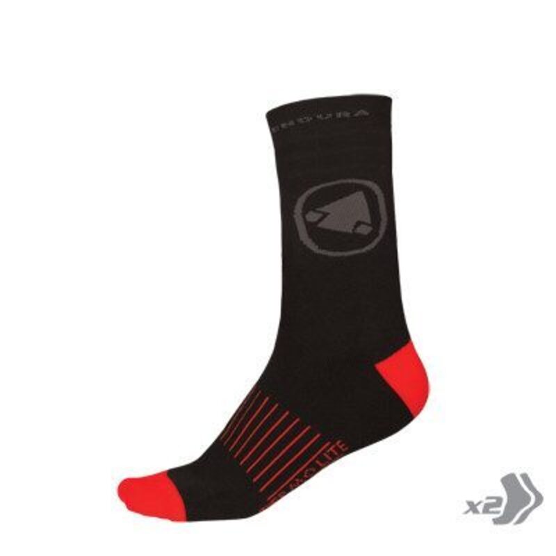 Lot de deux paires de chaussettes Endura Thermolite II