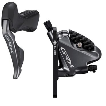 Poignée gauche Shimano GRX Di2 ST-RX815 Hydraulique avec Etrier de frein Flat Mount 900mm