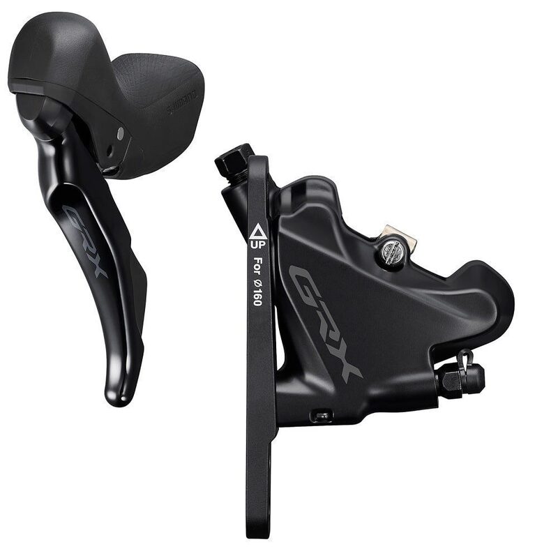 Poignée gauche Shimano GRX RX400 Hydraulique avec Etrier de frein RX400 Flat Mount 2x10v