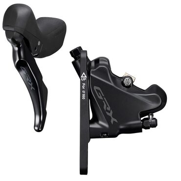 Shimano GRX RX400 hydraulische linkerhandgreep met RX400 Flat Mount 2x10v remklauw