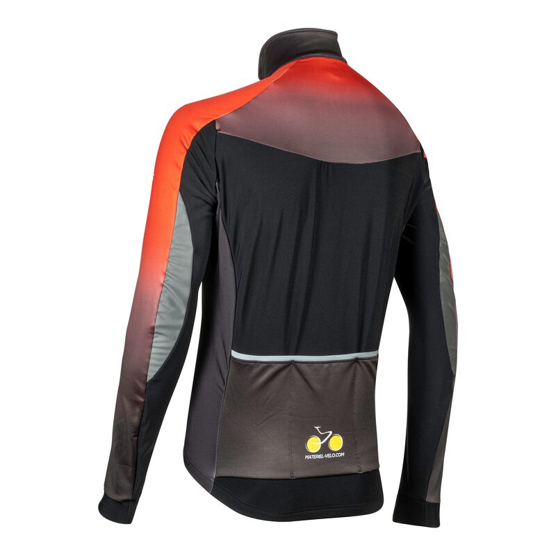 Veste vélo hiver Nalini Materiel-velo.com Noir/rouge