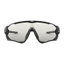 Oakley Jawbreaker fietsbril Polished Black/Clear to black photochromic