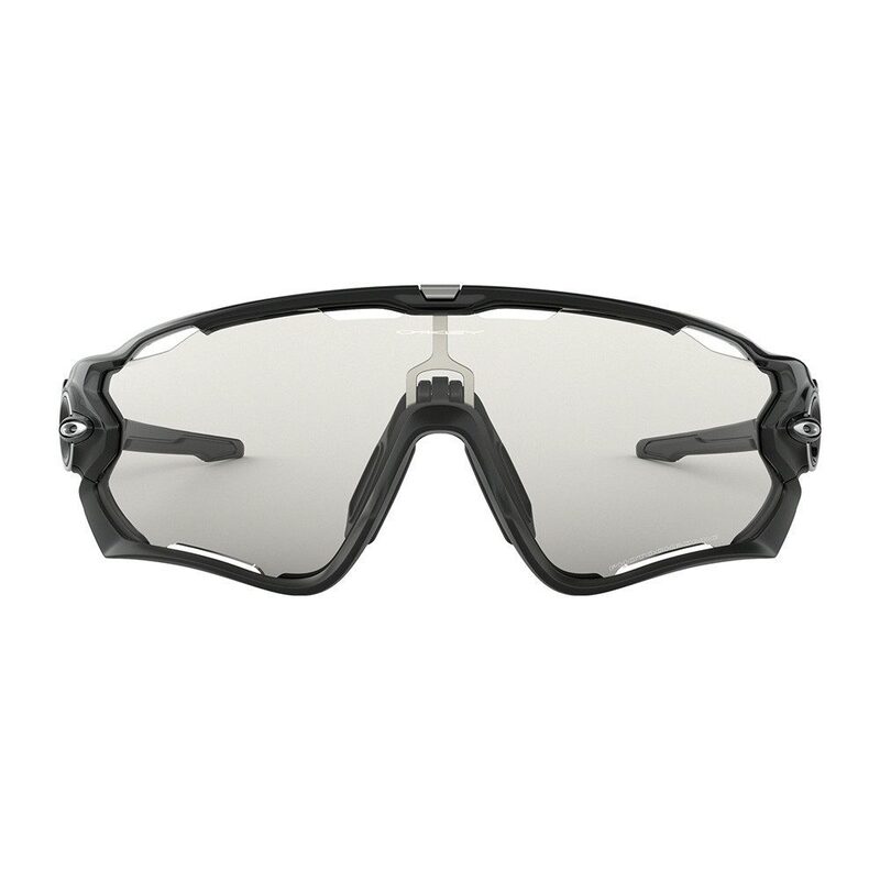 Oakley Jawbreaker fietsbril Polished Black/Clear to black photochromic