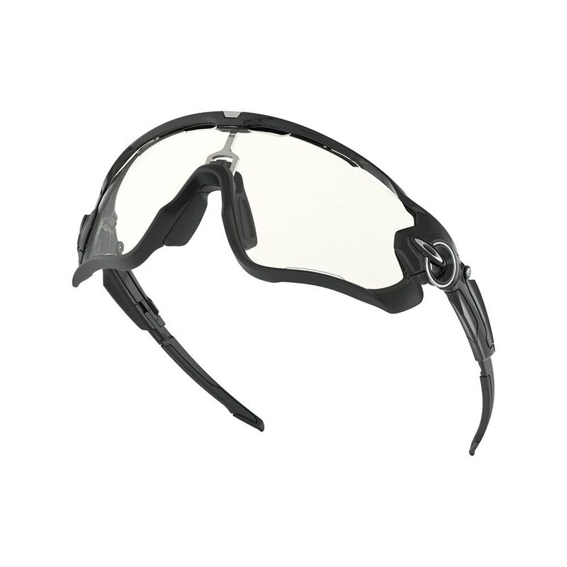 Lunettes vélo Oakley Jaw Breaker Polished Black/Clear to black photochromic