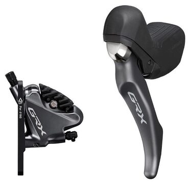 Poignée gauche mono plateau Shimano GRX ST-RX810 avec étrier de frein flat mount 1000mm