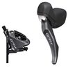 Poignée gauche mono plateau Shimano GRX ST-RX810 avec étrier de frein flat mount 1000mm