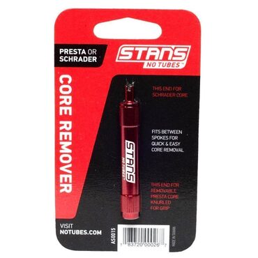 Outils démontage Valve Presta ou Schrader Stans No Tubes Core Remover