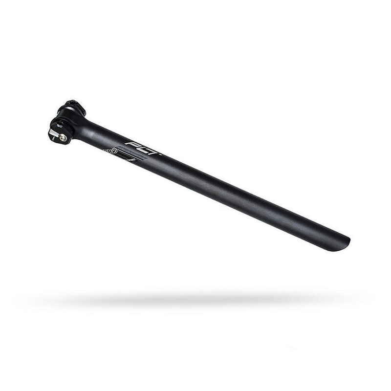 Tige de selle vélo route Pro PLT Recul 0mm aluminium noir