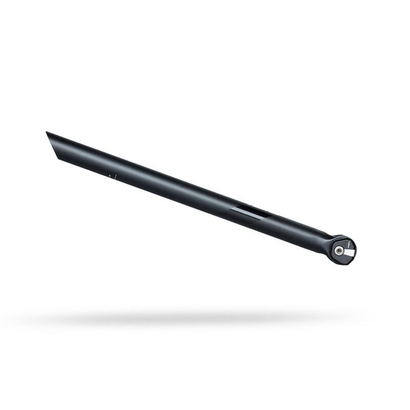 Pro PLT racefiets zadelpen 0 mm terugtrekking aluminium zwart