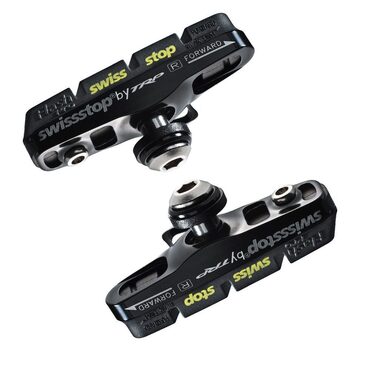 Paire de patins + porte patins SwissStop Flash Pro Full Black Prince