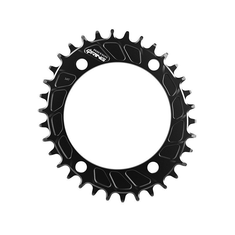 Plateau VTT ovalisé Rotor Qrings Spider Mount 110x4