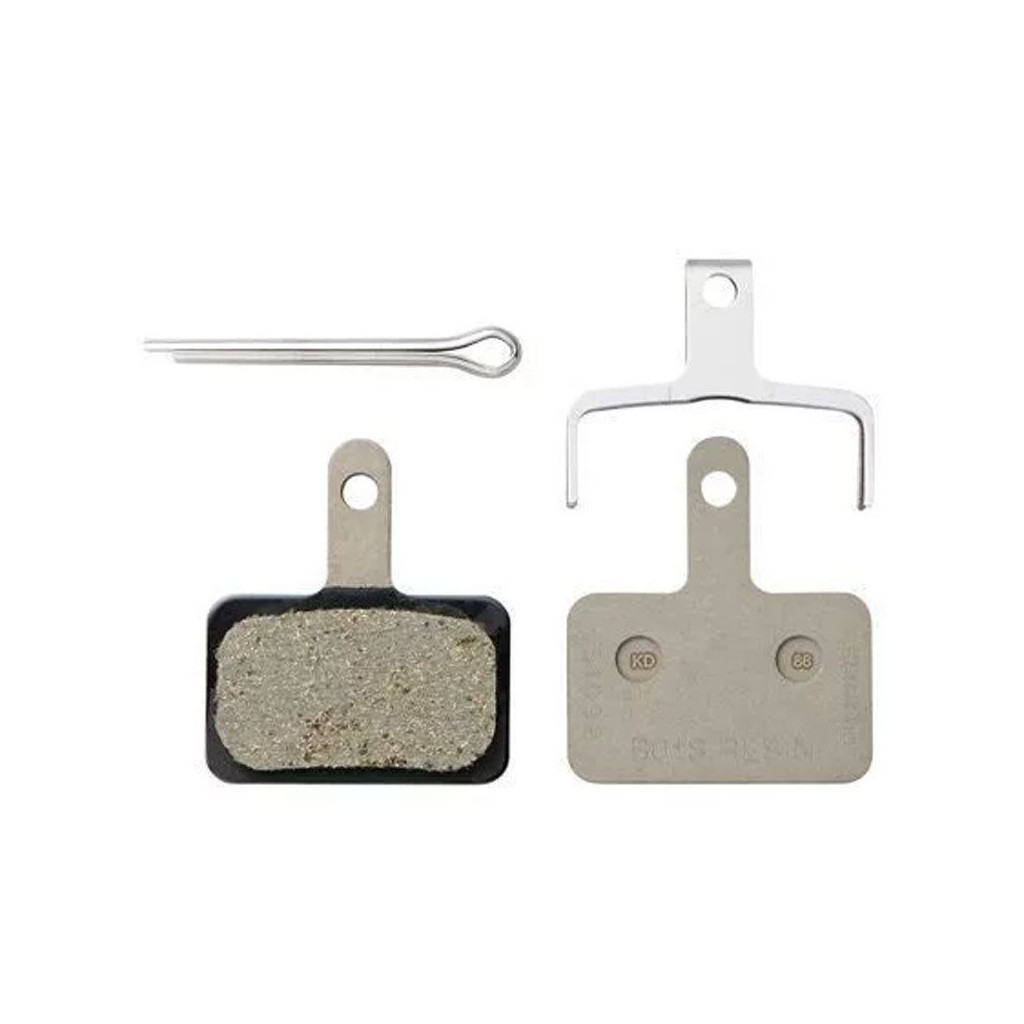 Lot De 4 Plaquettes De Frein Shimano B01S B03S B05S – Résine Semi-métallique, Haute Performance, Compatibles VTT Et Route
