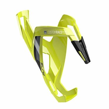 Porte-bidon vélo Elite Custom Race Plus jaune fluo-noir