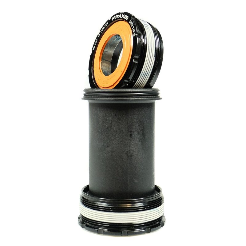 Boîtier de pédalier Praxis Route T47 filteté sans bords Shimano