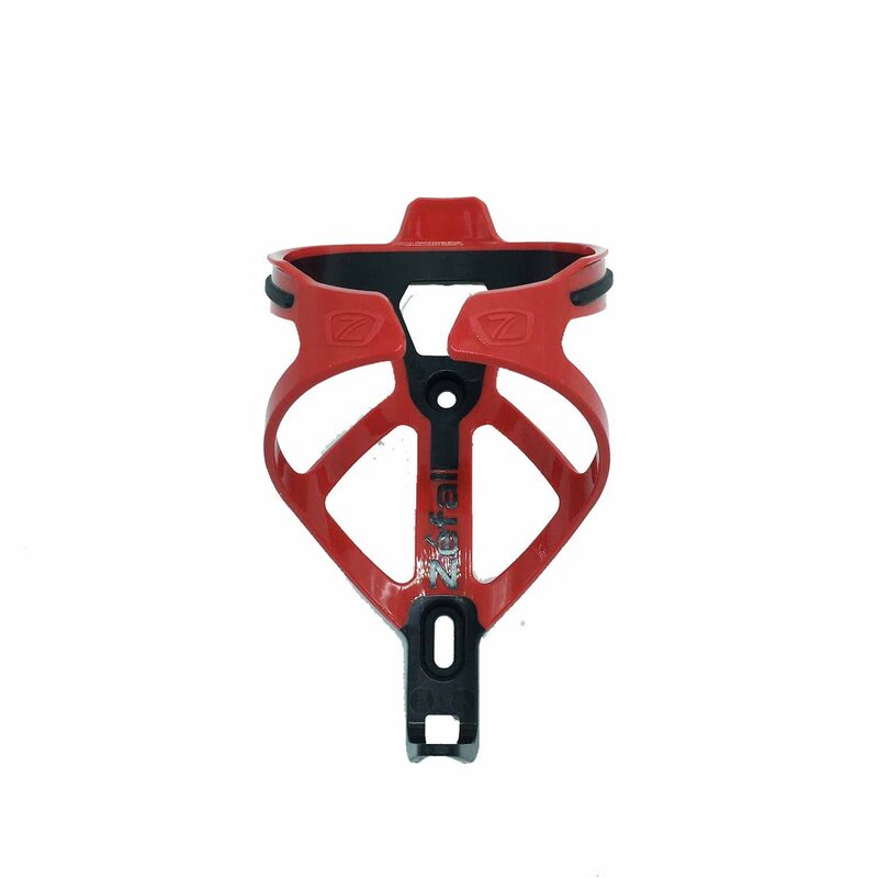 Porte-bidon vélo Zefal rouge aluminium