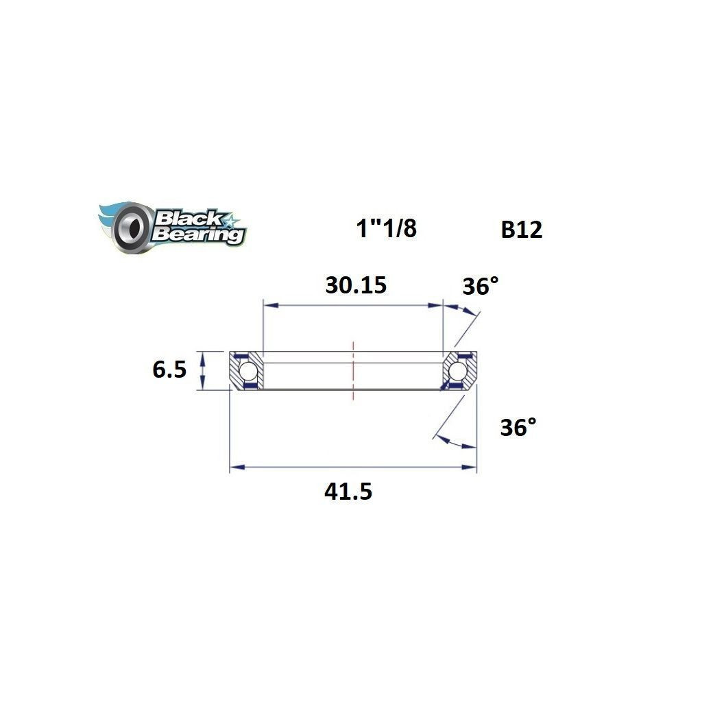 Cuscinetto A Contatto Angolare 30,15x41,8x6,5 Mm 2RS 45° – Conico Con Cuffia 1-1/8