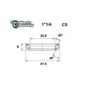 Roulement de direction BlackBearing C5 1"1/4 32.8x41.8x6 mm 45x45°