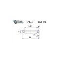 Roulement de direction BlackBearing C9 1"1/4 34.1x46x7 mm 45x45°