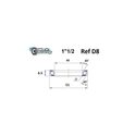 Roulement de direction BlackBearing D8 1"1/2 40x51x6.5 mm 36x45°