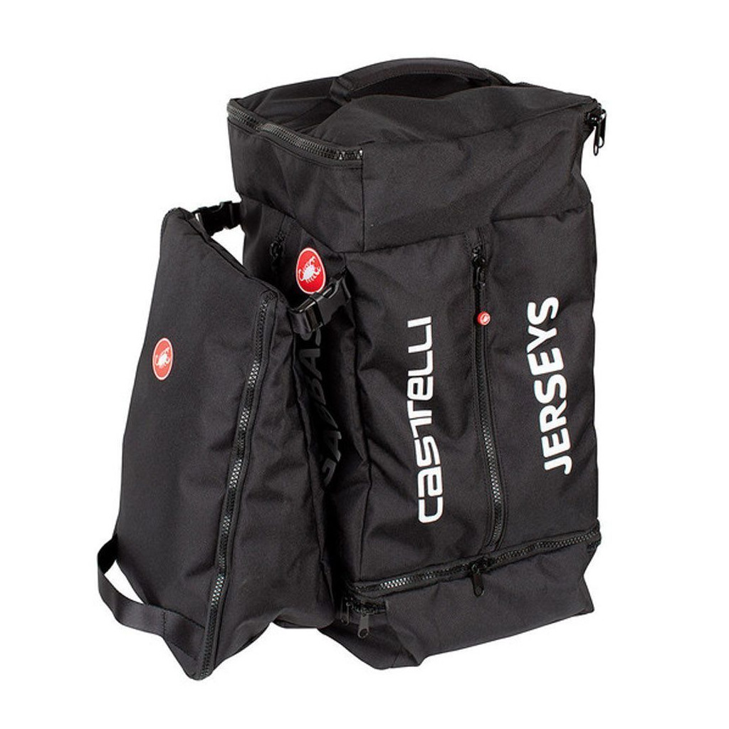 Sac Valise à Rouler Pour Vélo Castelli - Noir - Neuf (peut Avoir De Légers Défauts)