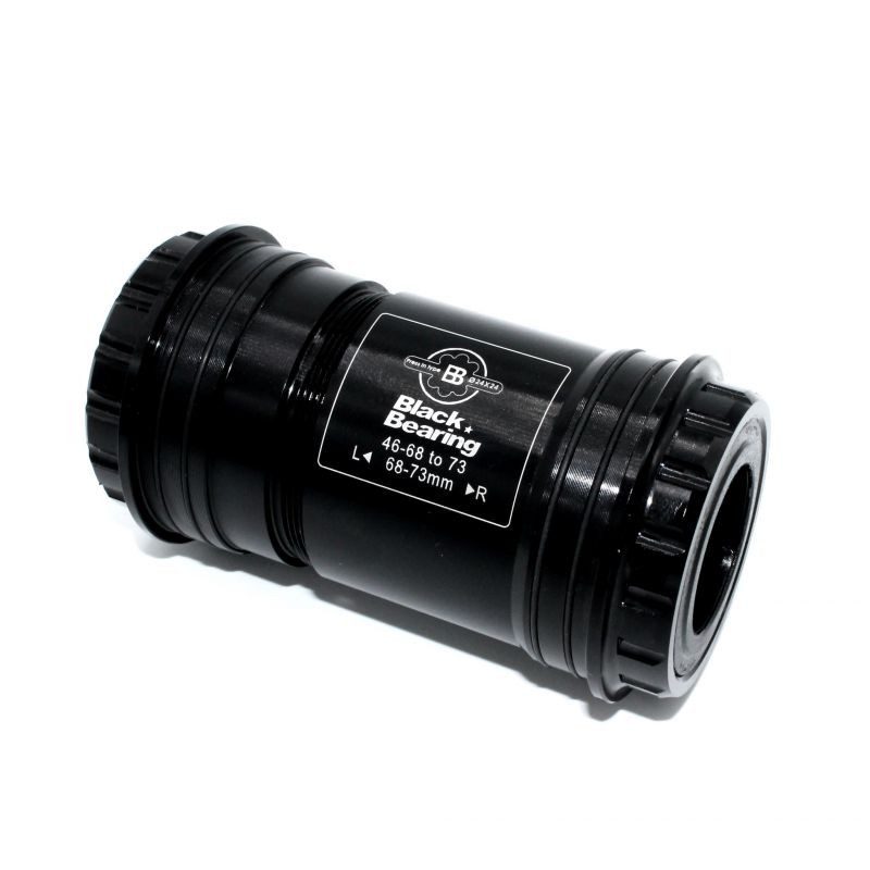 Boitier de pédalier BlackBearing B5 Pressfit30 46x68-73 mm axe 24 mm et GXP acier