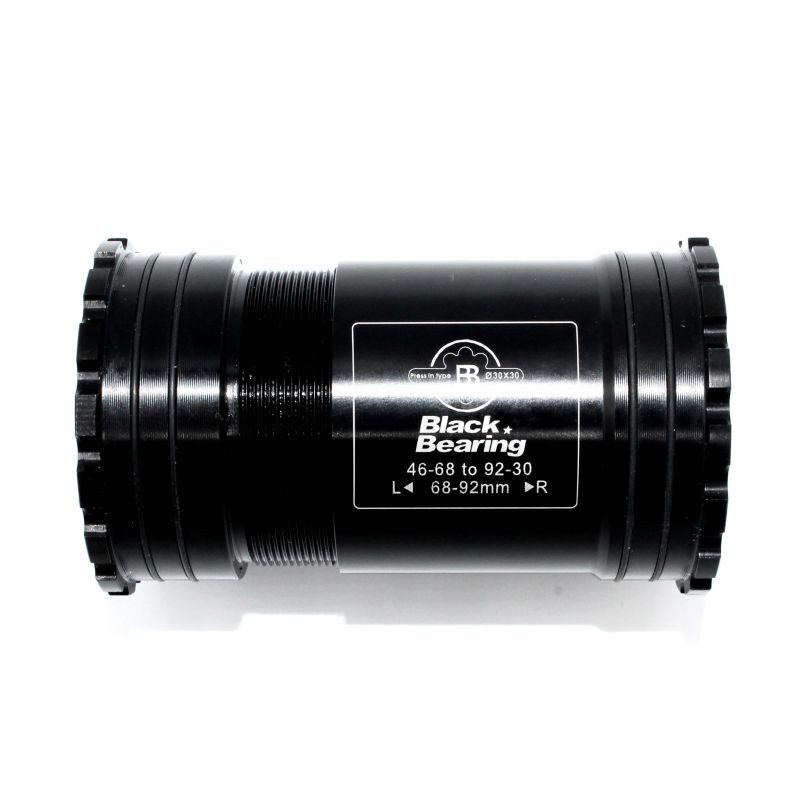 Boitier de pédalier BlackBearing B5 BB386 EVO 46x68-92 mm axe DUB acier
