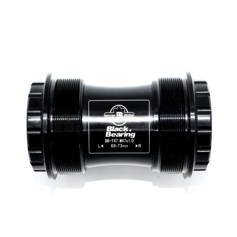 Boitier de pédalier BlackBearing B5 T47 68-73 mm axe 24 mm et GXP