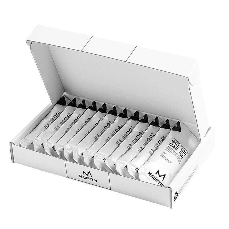 Pakket van 12 vloeibare energiegels 40 g Maurten Gel 100 Caf 100