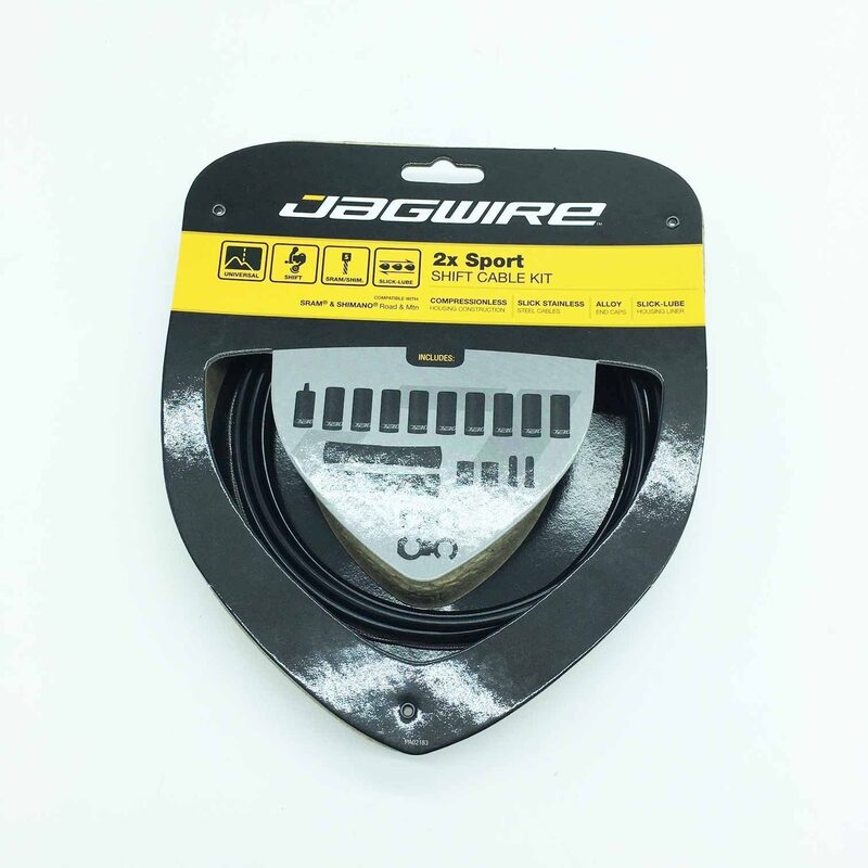 Kit câbles et gaines dérailleurs VTT Jagwire 2xSport Shift Kit