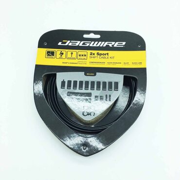 Set met kabels en mantels voor derailleurs voor mountainbikes Jagwire 2xSport Shift Kit