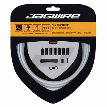 Kit câble et gaine dérailleur VTT et route Jagwire 1xSport Shift Kit