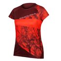 Endura SingleTrack Dots LTD mountainbikeshirt met korte mouwen voor dames