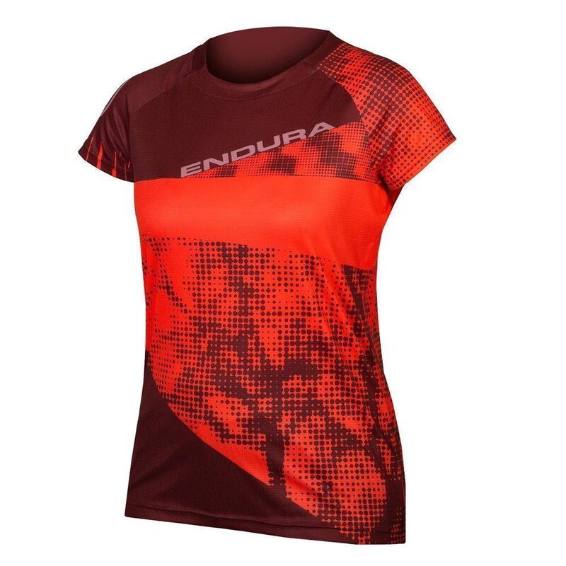 Maillot VTT manches courtes femme Endura SingleTrack Dots LTD