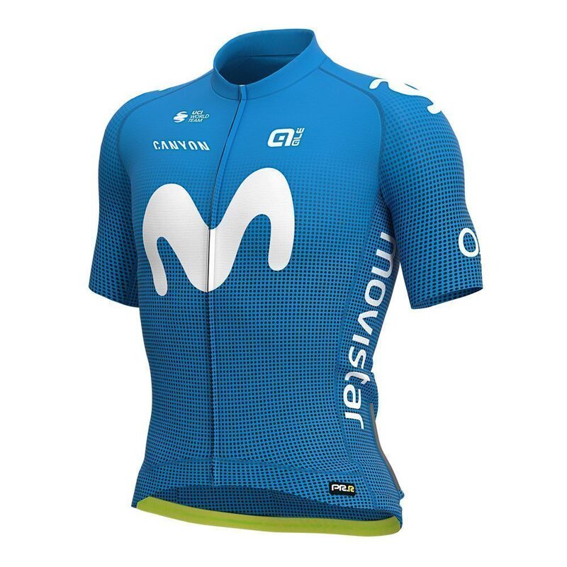 Maillot vélo manches courte Alé Cycling PRR Movistar 2020