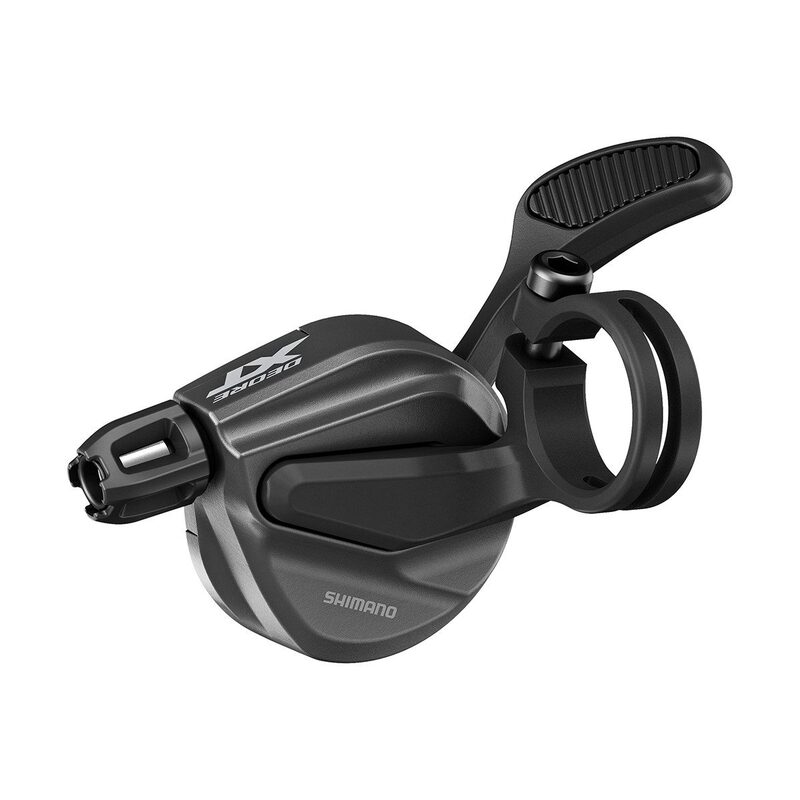 Shimano XT SL-M8100-L linker schakelhendel voor mountainbike met dubbele kettingblad en klem