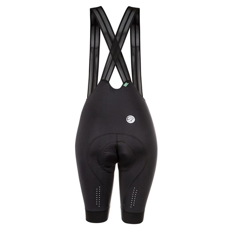 Korte fietsbroek met bretels voor dames Mauro Ribeiro Donna
