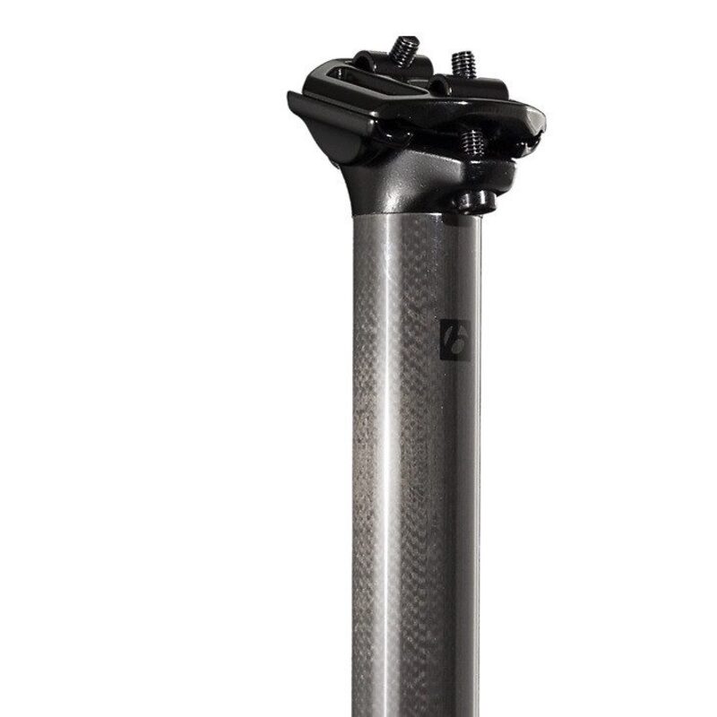 Rechte fietszadelpen Bontrager Pro carbon terugtrekking 0 mm