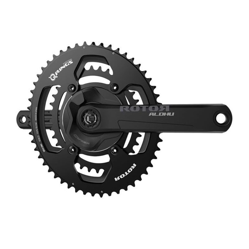 Pédalier capteur de puissance Rotor INspider Direct Mount avec plateaux Qrings
