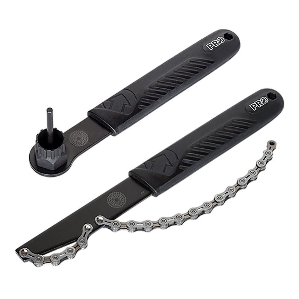 Maxentico Kit Outils Vélo Fouet à Chaîne + Extracteur Démontage Cassette - Compatible Shimano Sram Sunrace