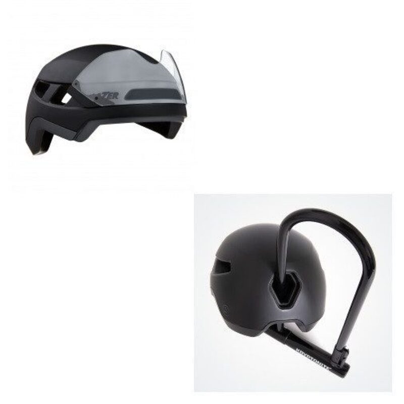 Casque vélo urbain E-bike Lazer Urbanize titane