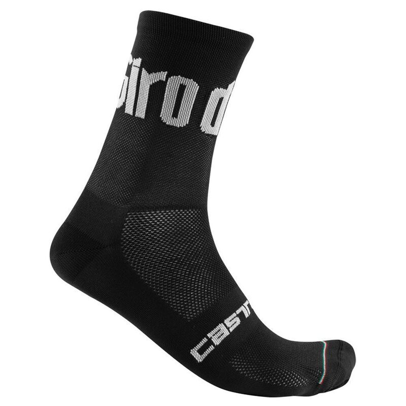 Chaussettes vélo Castelli Giro d'Italia 13cm Noir